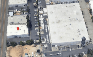 Arial photo of vinyl manufacturing facility